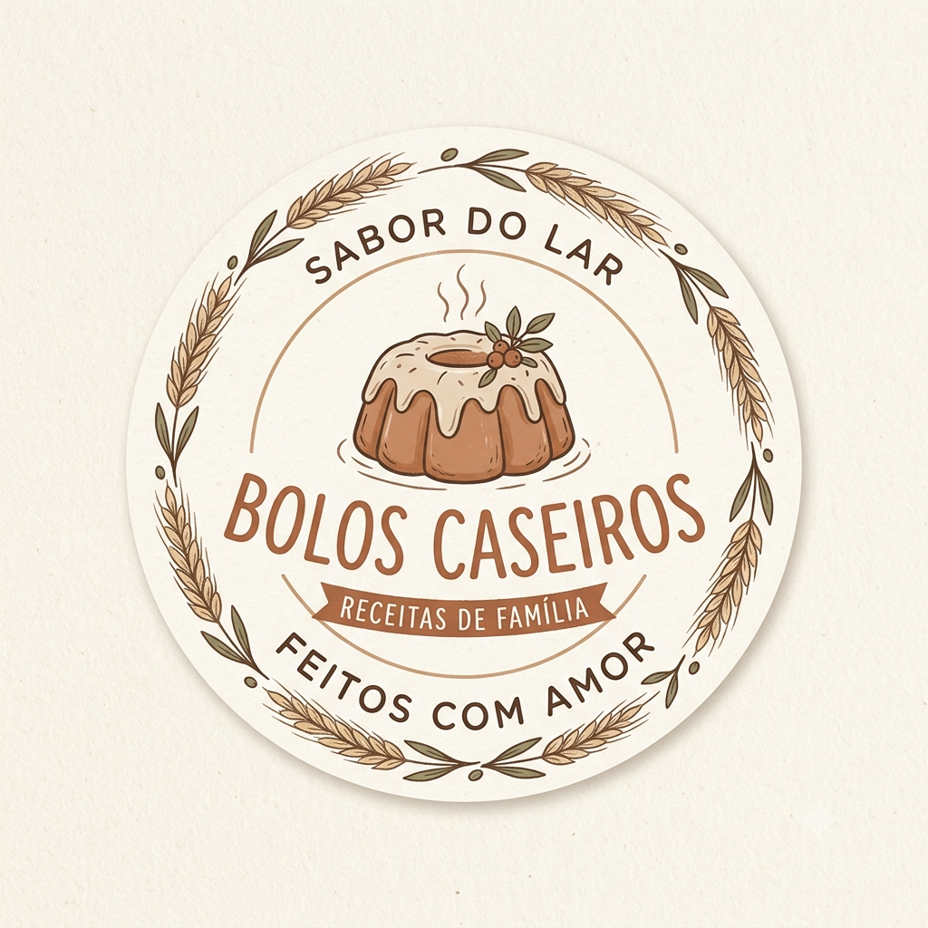 Logo de Bolos Caseiros